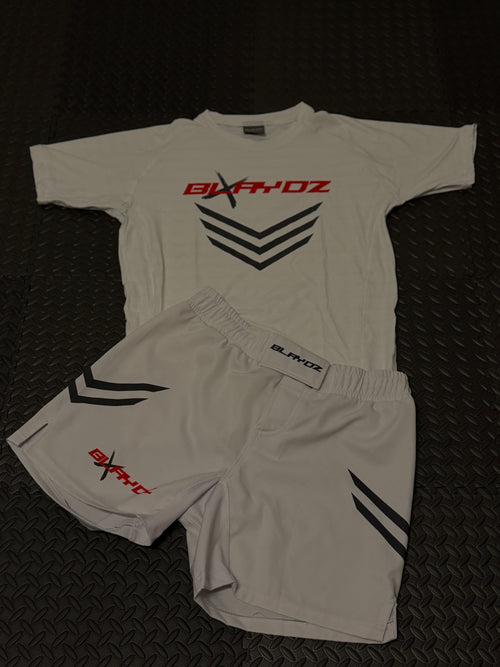 2er Set - Rashguard Shirt & Fightshort Set - Ghost Strike Collection
